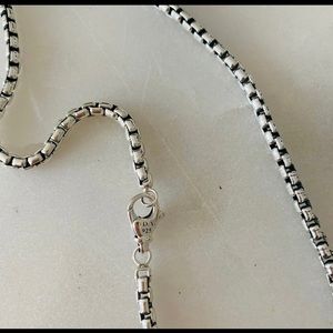 DAVID YURMAN 3.6mm 22in length Box Chain Necklace